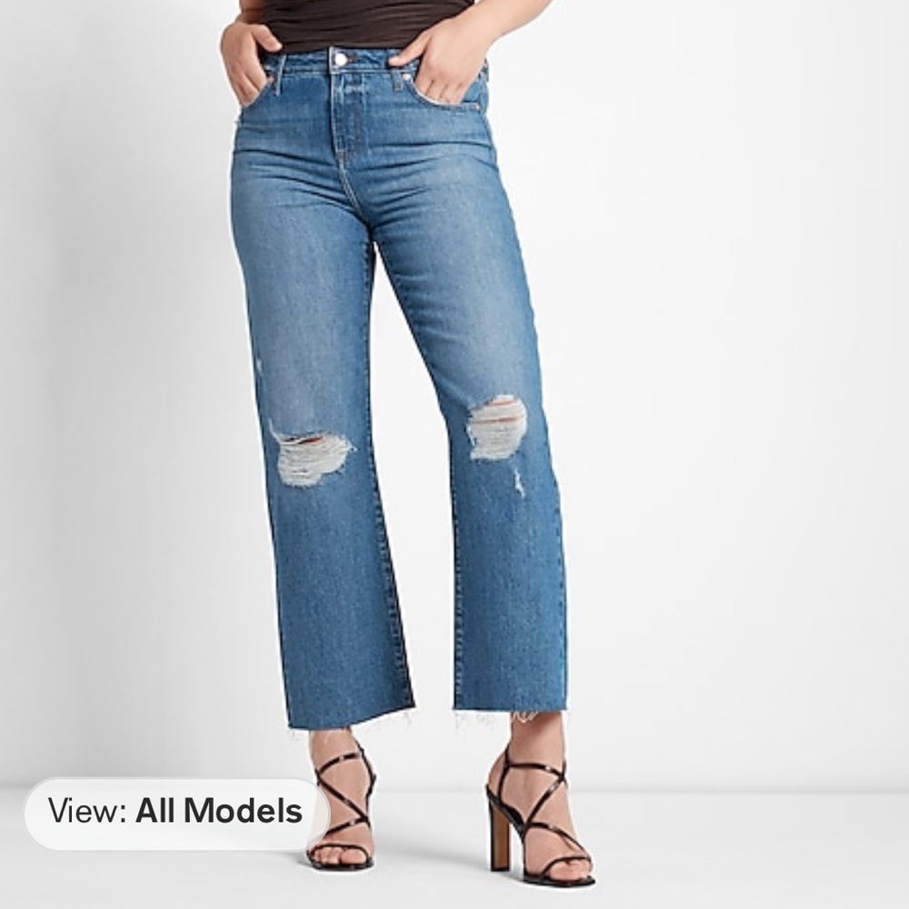 NWT Express ‘90s ankle boot mid rise jeans